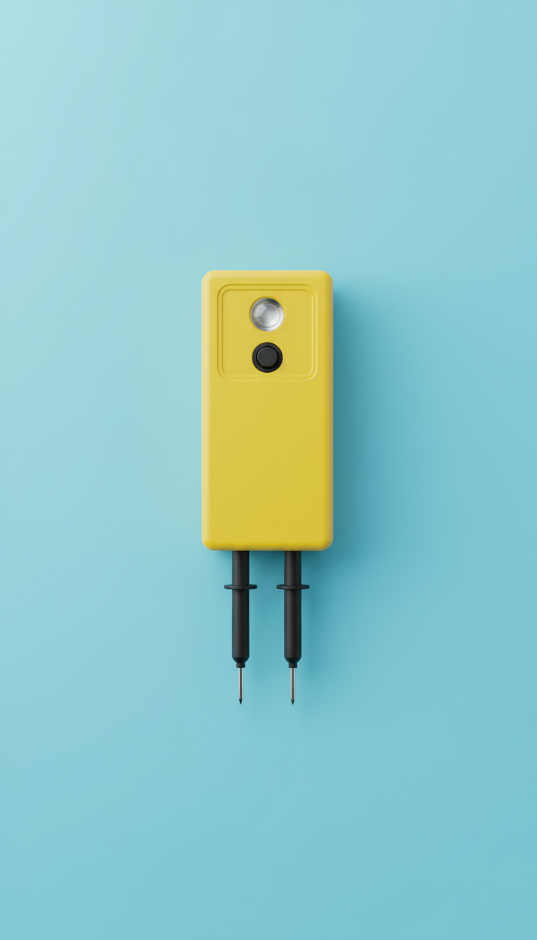 Bright yellow circuit tester module