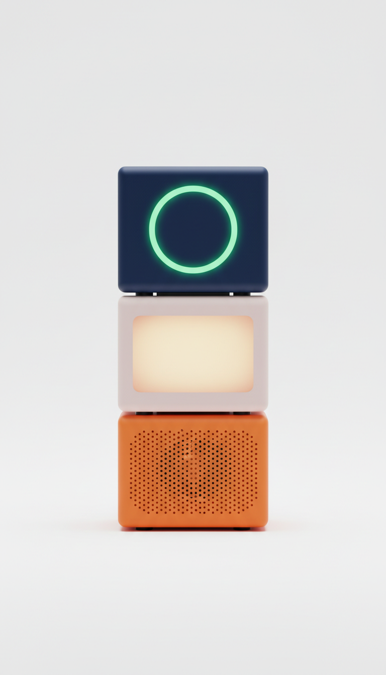 Modular Smart Speaker With Stackable Sound