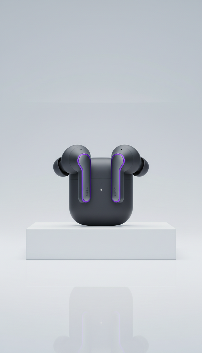 Wireless Earbuds with Adaptive Noise Cancellation